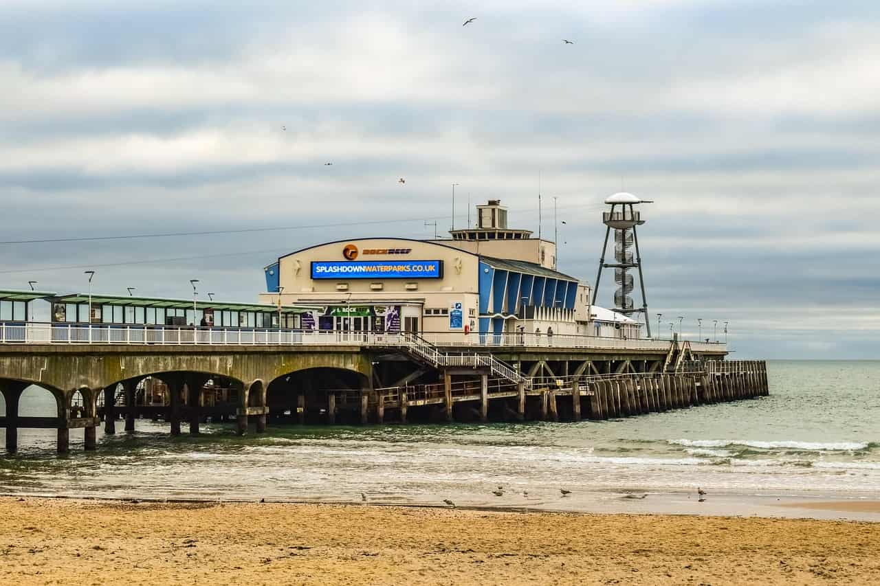 Bournemouth beach and pier